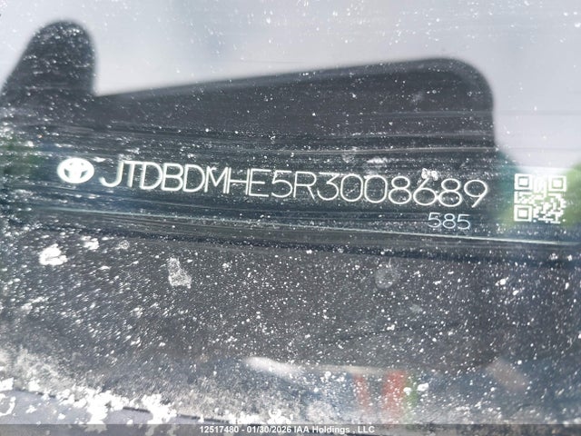 JTDBDMHE5R3008689 Toyota Corolla Hybrid