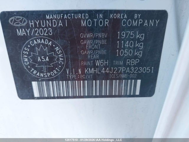 KMHL44J27PA323051 Hyundai Sonata Sport 1.6t 4dr