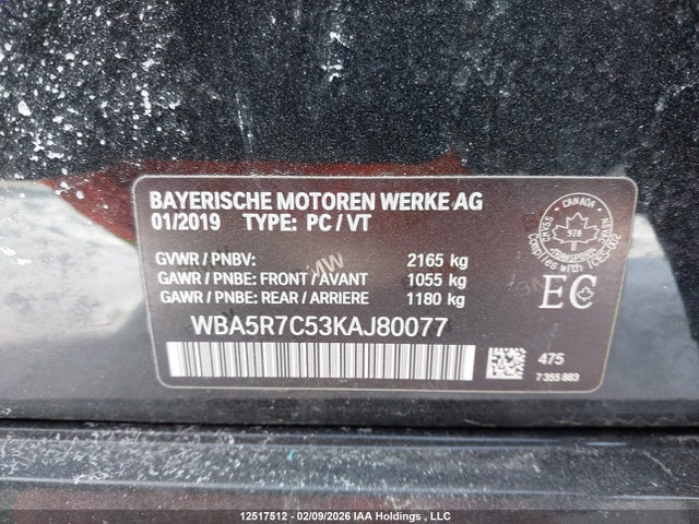 WBA5R7C53KAJ80077 BMW 330i Xdrive