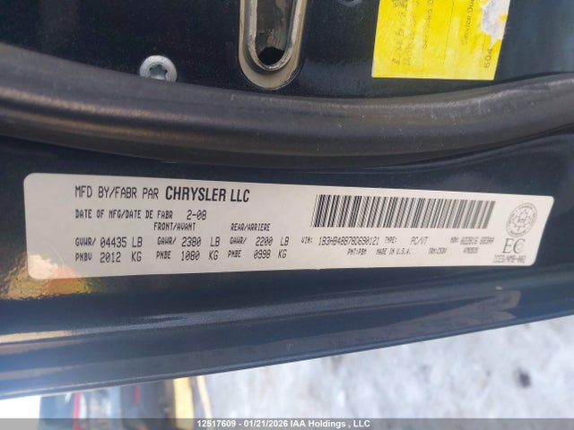 Продаж на аукціоні авто 2008 Dodge Caliber Sxt, vin: 1B3HB48B78D690121, номер лоту: 12517609