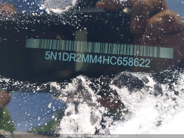 5N1DR2MM4HC658622 Nissan Pathfinder S/sv/sl/platinum