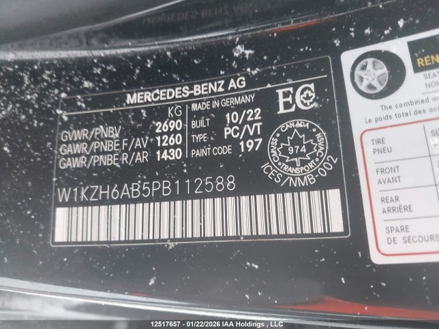 W1KZH6AB5PB112588 Mercedes-Benz E 450 4matic