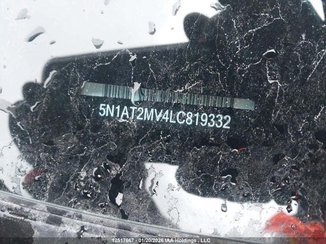 5N1AT2MV4LC819332 Nissan Rogue S/sl/sv