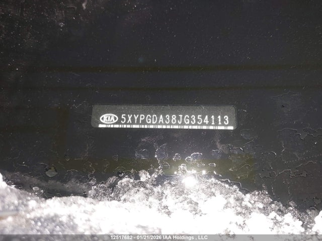 5XYPGDA38JG354113 KIA Sorento 2.4l Lx