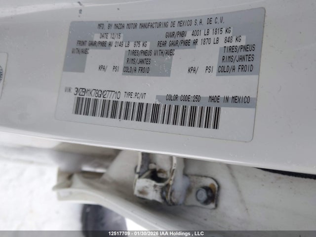 3MZBM1K78GM277710 Mazda MAZDA3