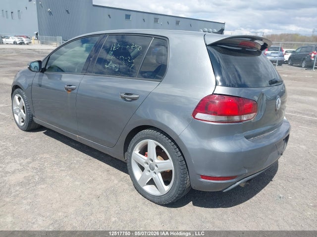 12517750 :رقم المزاد ، WVWNM7AJ0CW295919 vin ، 2012 Volkswagen Golf مزاد بيع