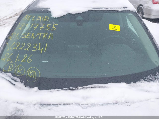 12517755 :رقم المزاد ، 3N1AB8DV3MY222341 vin ، 2021 Nissan Sentra مزاد بيع