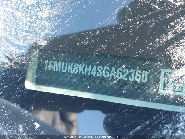 12517837 :رقم المزاد ، 1FMUK8KH4SGA62360 vin ، 2025 Ford Explorer St-line مزاد بيع