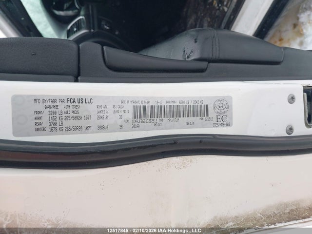 Продаж на аукціоні авто 2018 Jeep Grand Cherokee Limited, vin: 1C4RJFBG6JC262512, номер лоту: 12517845