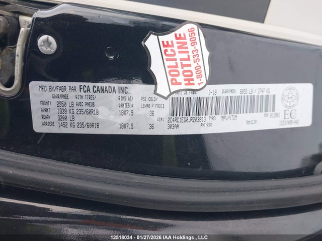 2C4RC1EG0JR203813 Chrysler Pacifica Touring L Plus
