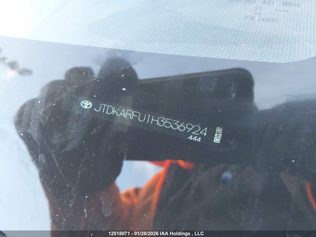 JTDKARFU1H3536924 Toyota Prius