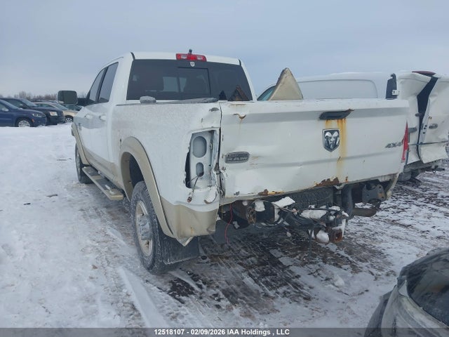12518107 :رقم المزاد ، 3C6TR5GT5DG520672 vin ، 2013 Ram 2500 Laramie Longhorn مزاد بيع