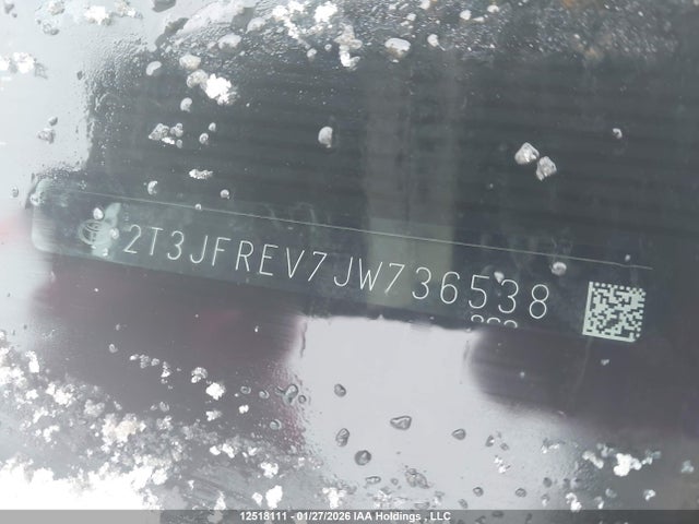 2T3JFREV7JW736538 Toyota RAV4 SE