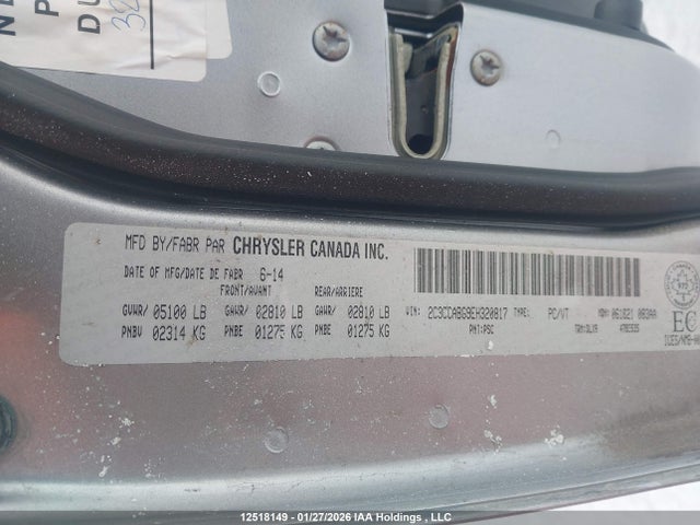 Aukcja sprzedaży 2014 Chrysler 300 S, vin: 2C3CCABG9EH320817, numer aukcji: 12518149