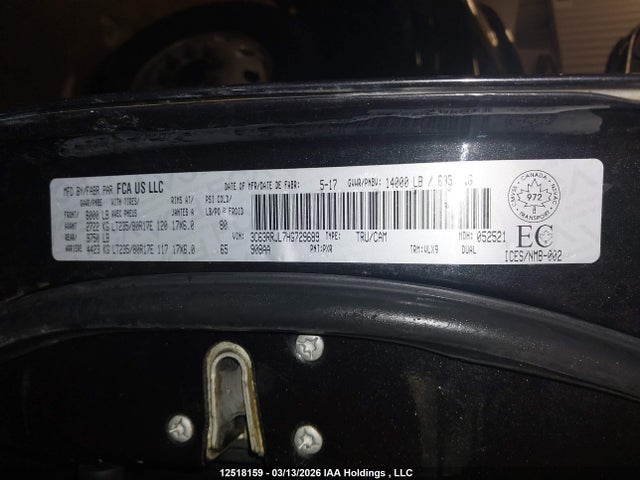 3C63RRJL7HG729689 RAM 3500 Laramie