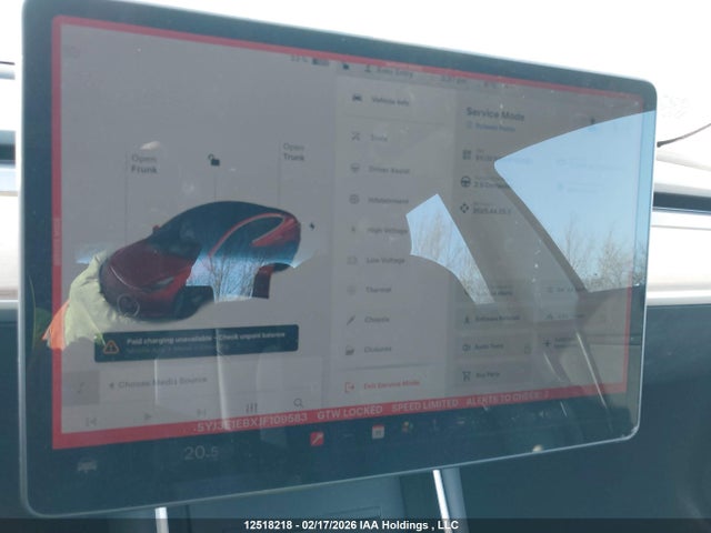 5YJ3E1EBXJF109583 Tesla MODEL 3