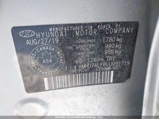 Hyundai Elantra Essential Auto Ivt 2020 KMHD74LF8LU991719 Image 19