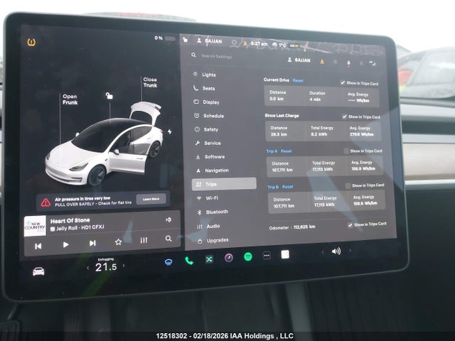 5YJ3E1EA9MF856961 Tesla Model 3 Standard Range/standard Range Plus