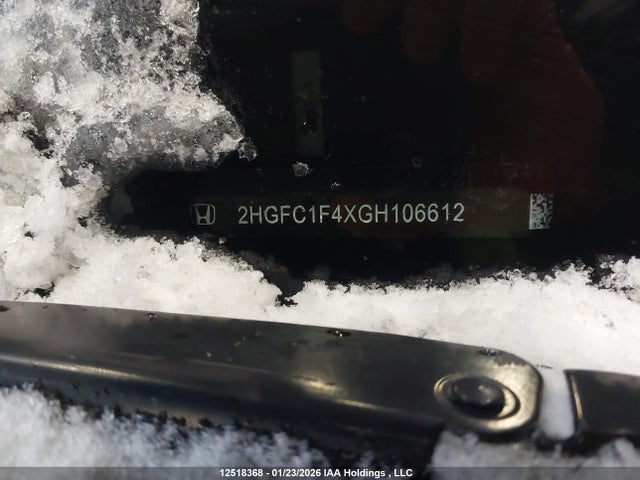 2HGFC1F4XGH106612 Honda Civic Ex-t