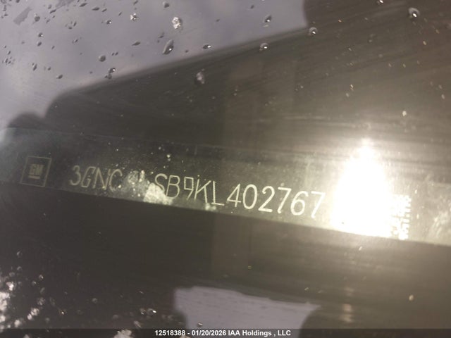 12518388 :رقم المزاد ، 3GNCJLSB9KL402767 vin ، 2019 Chevrolet Trax 1lt مزاد بيع