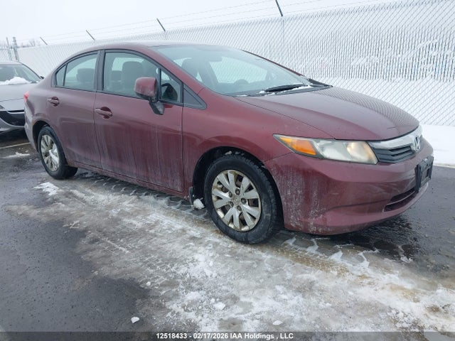 2012 Honda Civic Lx მანქანა იყიდება აუქციონზე, vin: 2HGFB2F48CH022940, აუქციონის ნომერი: 12518433