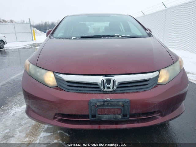12518433 :رقم المزاد ، 2HGFB2F48CH022940 vin ، 2012 Honda Civic Lx مزاد بيع