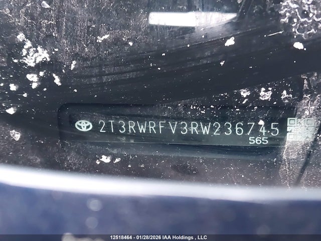 2T3RWRFV3RW236745 Toyota Rav4 Hybrid Xle