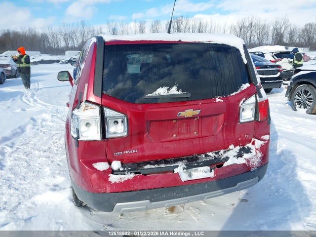 12518502 :رقم المزاد ، KL77P2EM3CK597703 vin ، 2012 Chevrolet Orlando Lt مزاد بيع