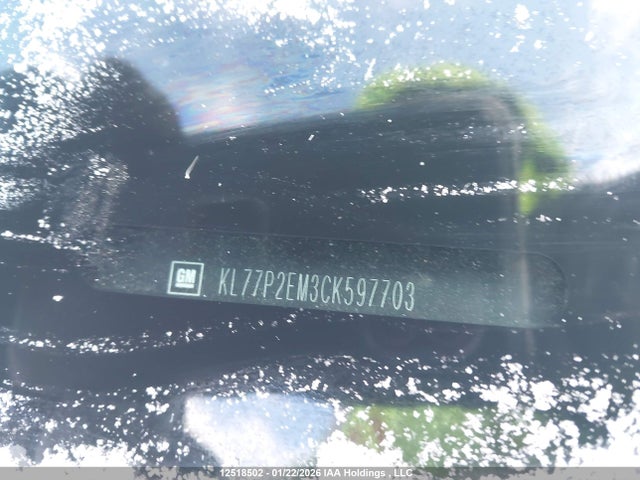 12518502 :رقم المزاد ، KL77P2EM3CK597703 vin ، 2012 Chevrolet Orlando Lt مزاد بيع