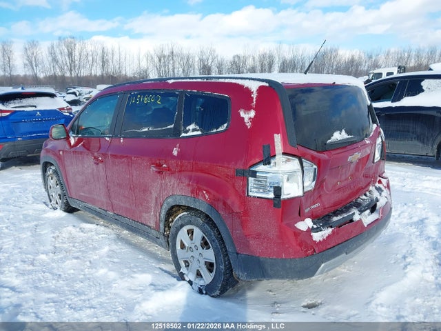 12518502 :رقم المزاد ، KL77P2EM3CK597703 vin ، 2012 Chevrolet Orlando Lt مزاد بيع