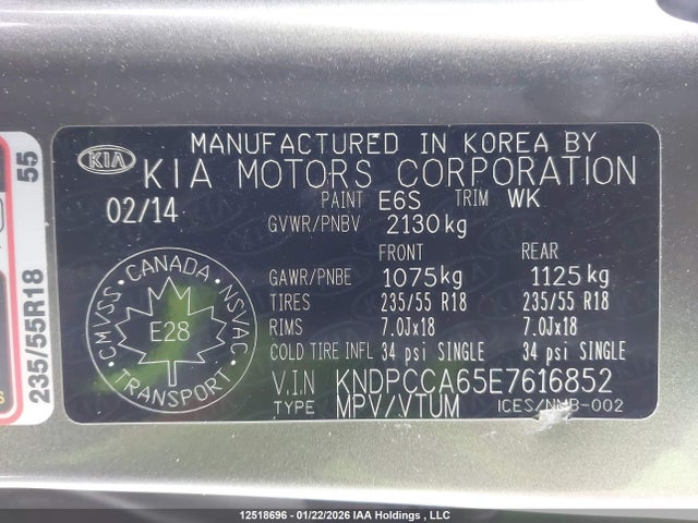 KIA Sportage Sx 2014 KNDPCCA65E7616852 Image 9
