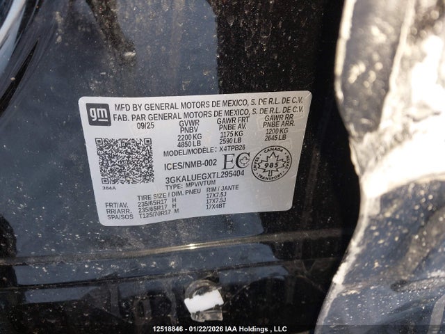 GMC Terrain Elevation 2026 3GKALUEGXTL295404 Image 9