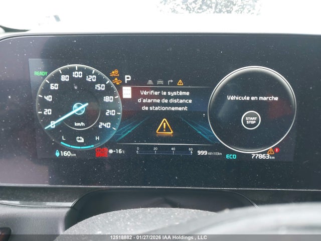 12518882 :رقم المزاد ، KNDCT3L11P5044189 vin ، 2023 Kia Niro Ev Limited مزاد بيع