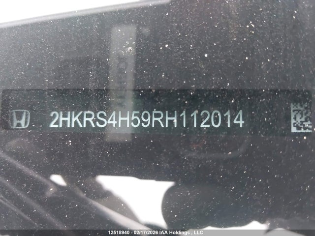 2HKRS4H59RH112014 Honda Cr-v Sport