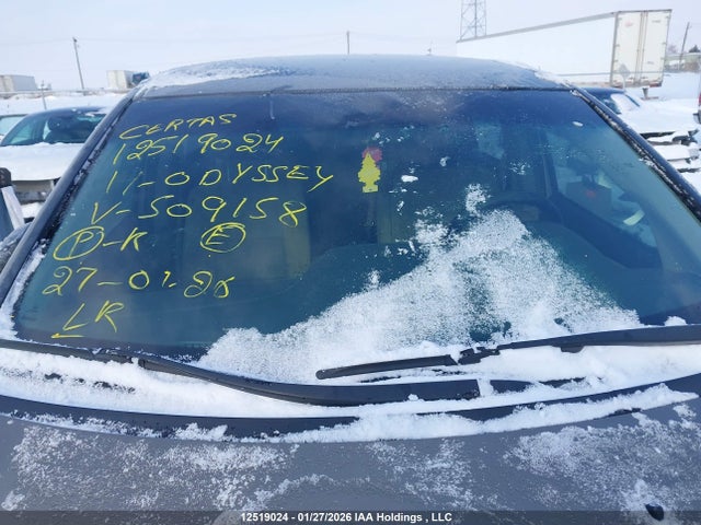 12519024 :رقم المزاد ، 5FNRL5H44BB509158 vin ، 2011 Honda Odyssey Ex مزاد بيع