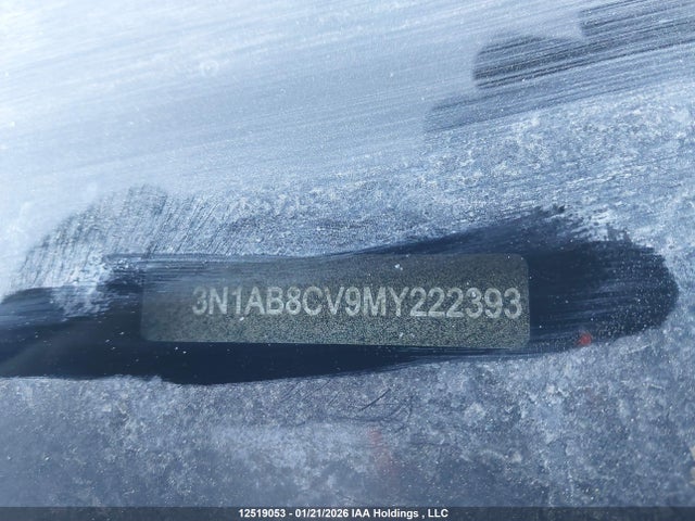 3N1AB8CV9MY222393 Nissan SENTRA SV