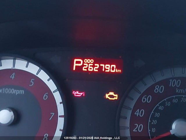 12519283 :رقم المزاد ، KNADH4B31A6617900 vin ، 2010 Kia Rio Ex/ex-convenience مزاد بيع