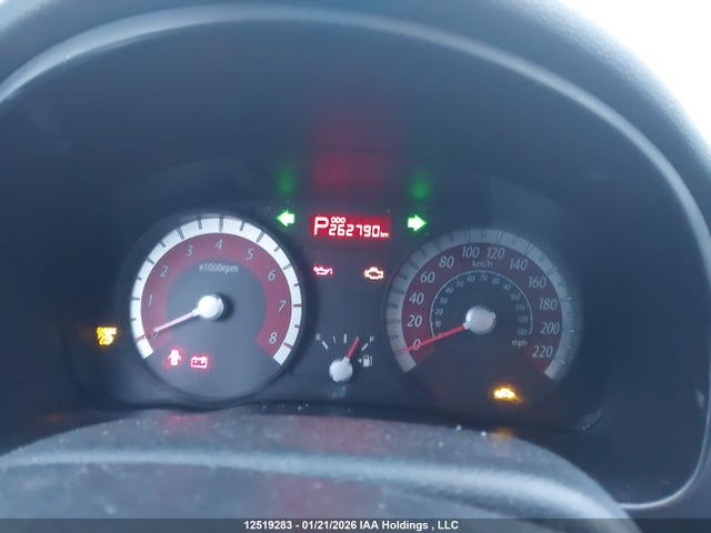 12519283 :رقم المزاد ، KNADH4B31A6617900 vin ، 2010 Kia Rio Ex/ex-convenience مزاد بيع