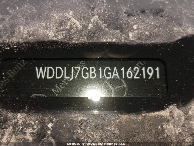 WDDLJ7GB1GA162191 Mercedes-Benz Cls 63 Amg S-model