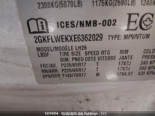 2GKFLWEKXE6362029 GMC Terrain