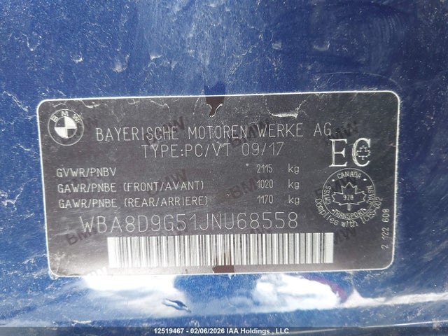 WBA8D9G51JNU68558 BMW 330i Xdrive