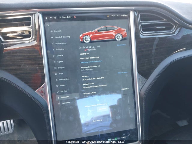 5YJSA1H11EFP52338 Tesla MODEL S