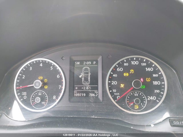 12519511 :رقم المزاد ، WVGJV3AX6EW574475 vin ، 2014 Volkswagen Tiguan Comfortline/highline/trendline مزاد بيع