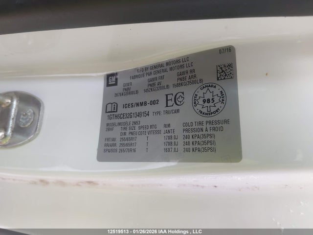 1GTH6CE32G1349154 GMC CANYON SLE