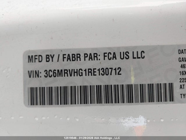 3C6MRVHG1RE130712 RAM Promaster 3500 3500 High