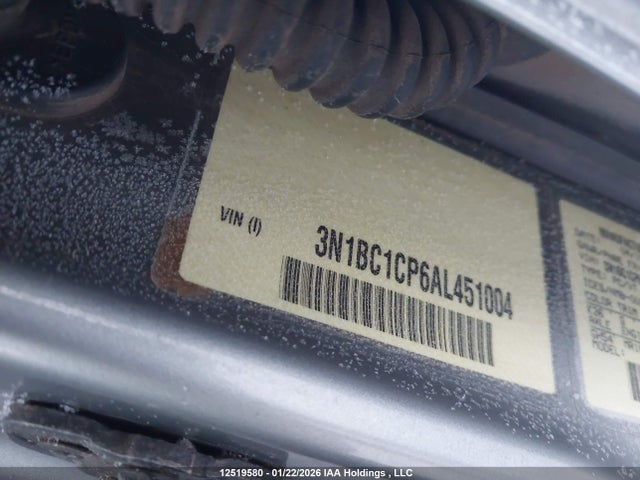 Продажа на аукционе авто 2010 Nissan Versa 1.8sl, vin: 3N1BC1CP6AL451004, номер лота: 12519580