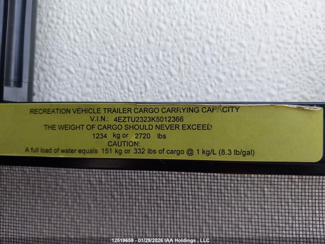 4EZTU2323K5012366 Kz Inc. Sportsman