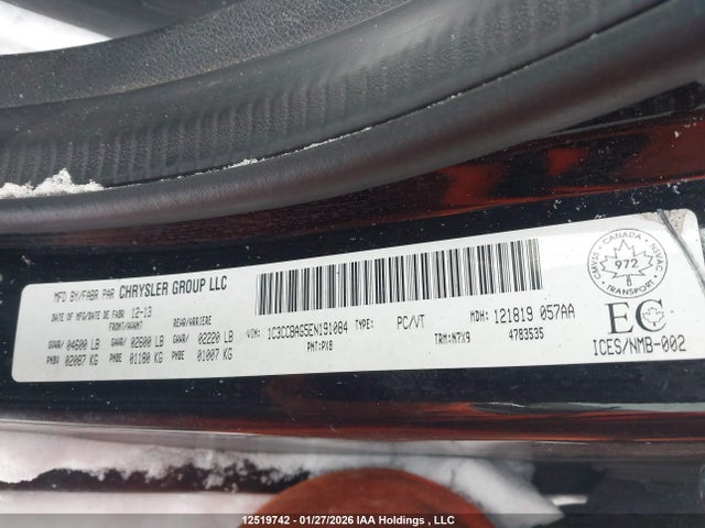 Продаж на аукціоні авто 2014 Chrysler 200 Lx, vin: 1C3CCBAG5EN191084, номер лоту: 12519742