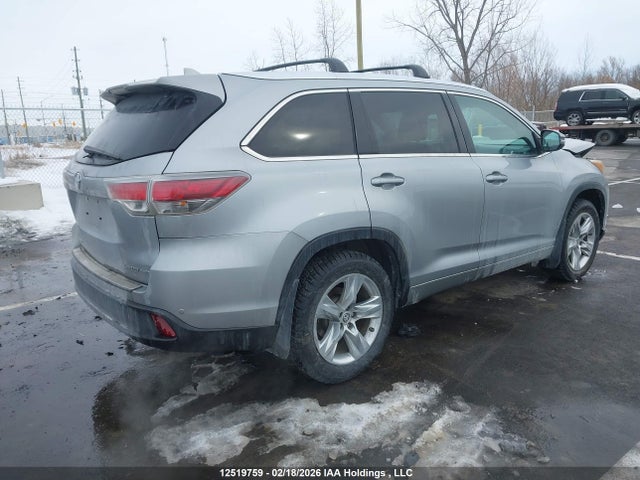 Aukcja sprzedaży 2016 Toyota Highlander Limited, vin: 5TDDKRFH7GS239954, numer aukcji: 12519759