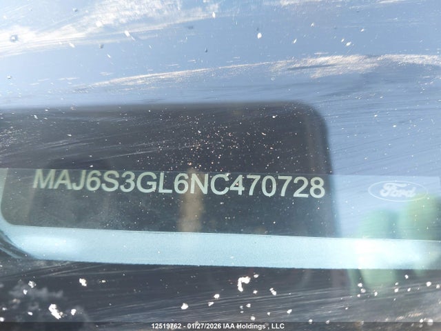 MAJ6S3GL6NC470728 Ford Ecosport Se